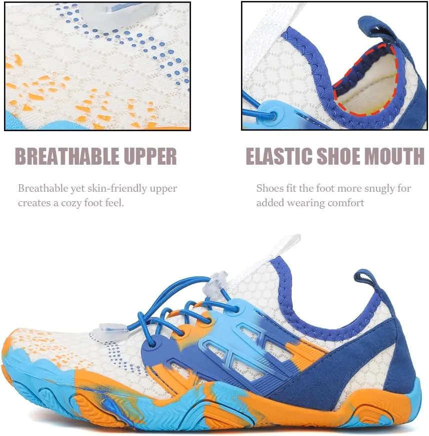 Unisex Quick-Dry Water Shoes for Beach: Breathable Aqua Socks Shoes for Surf - Outdoor Aqua Swim Shoes for Women Men