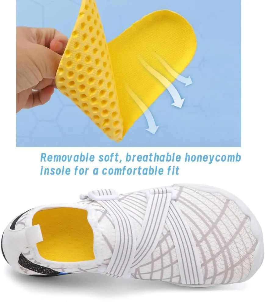 Unisex Quick-Dry Water Shoes for Beach: Breathable Aqua Socks Shoes for Surf - Outdoor Aqua Swim Shoes for Women Men