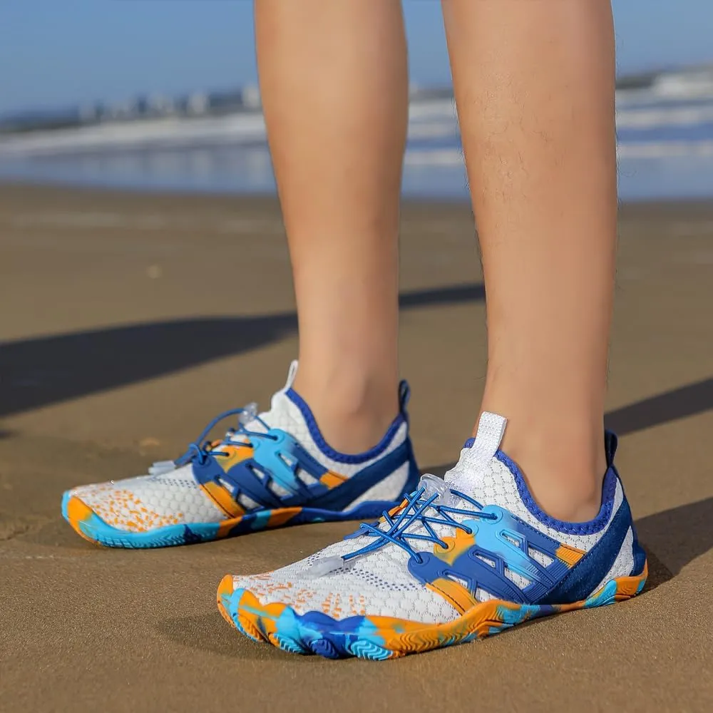 Unisex Quick-Dry Water Shoes for Beach: Breathable Aqua Socks Shoes for Surf - Outdoor Aqua Swim Shoes for Women Men