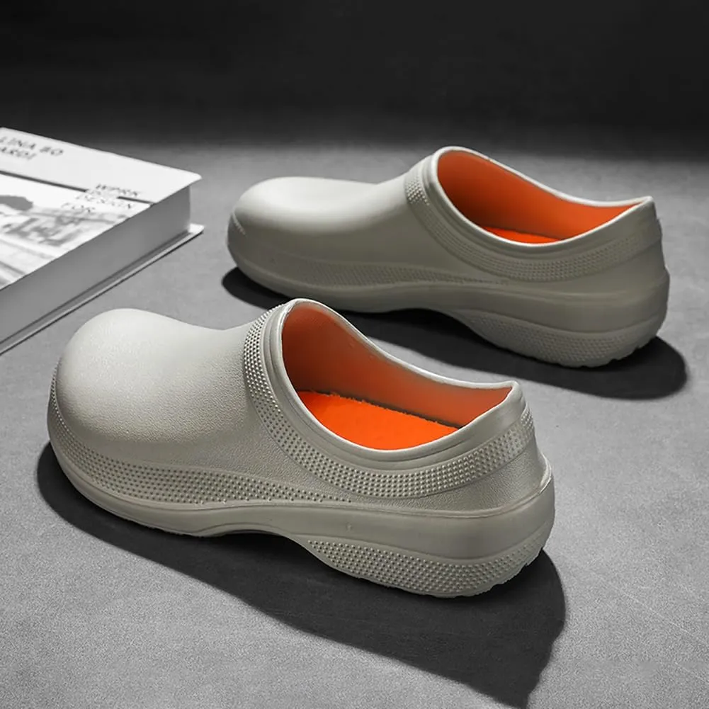 Unisex Work Shoes Chef Special Waterproof Oil-Proof Anti-Skid Shoes Kitchen Care Medical Shoes