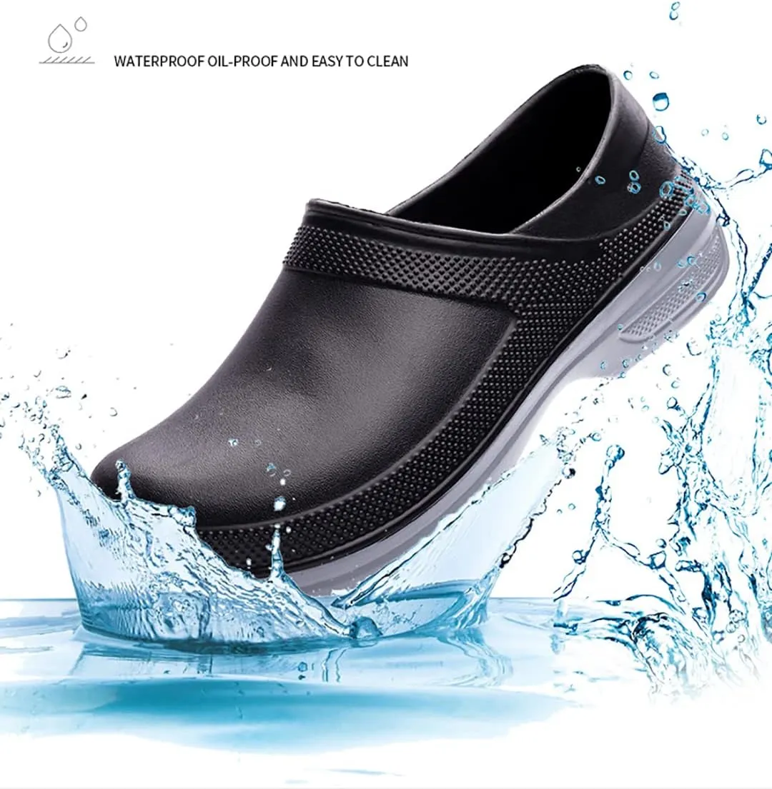 Unisex Work Shoes Chef Special Waterproof Oil-Proof Anti-Skid Shoes Kitchen Care Medical Shoes