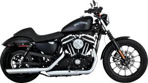 VANCE & HINES 3" Twin Slash Slip-On Muffler - Chrome 16361