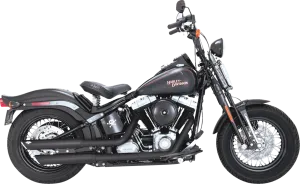 VANCE & HINES 3" Twin Slash Slip-On Mufflers - Black 46341