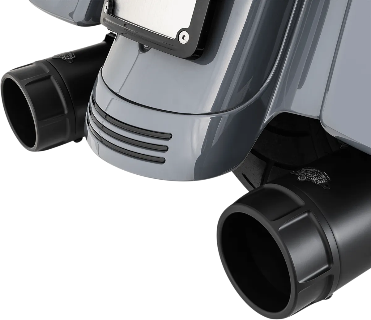 VANCE & HINES 4-1/2" Torquer Mufflers for '95-'16 FL - Black 46673