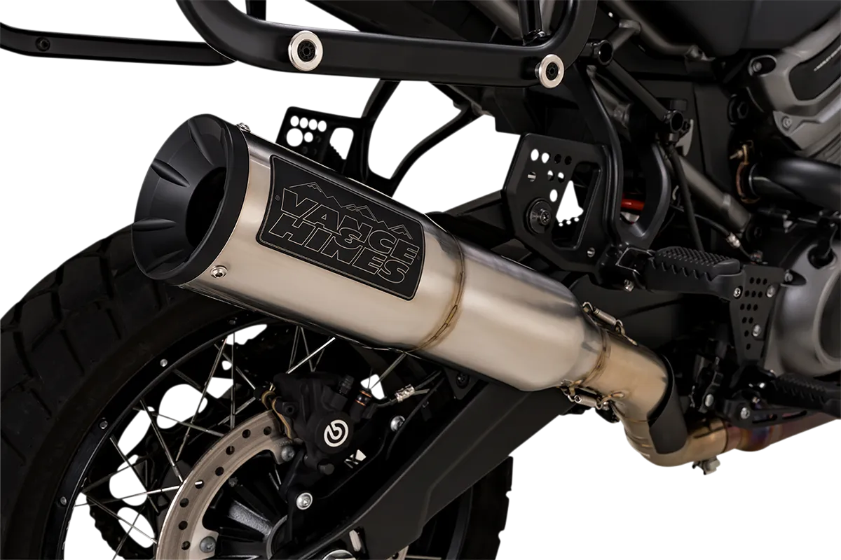 Vance & Hines Exhaust for Harley Davidson Pan America 2021-2024 Adventure Hi-Output 450 Slip-On Muffler 16533