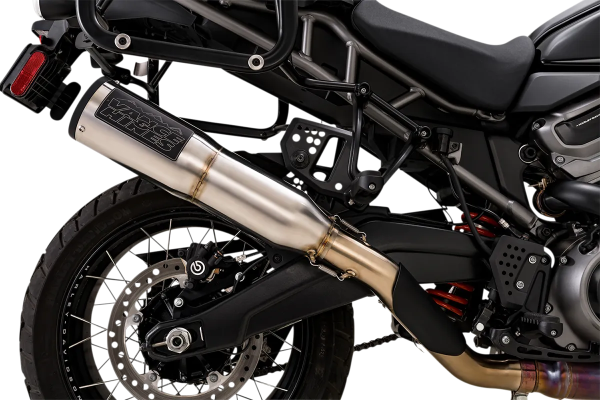 Vance & Hines Exhaust for Harley Davidson Pan America 2021-2024 Adventure Hi-Output 450 Slip-On Muffler 16533