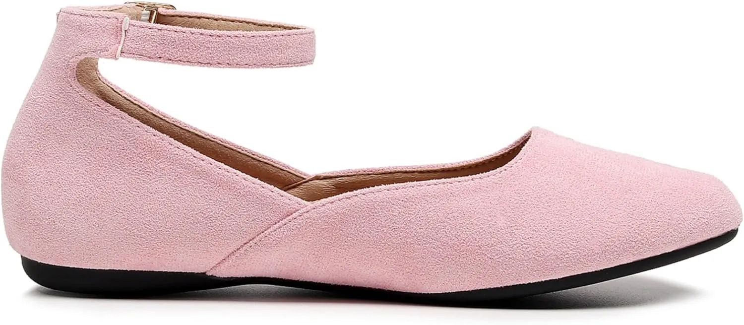 VenusCelia Women's Serenity Strap Flats Shoe