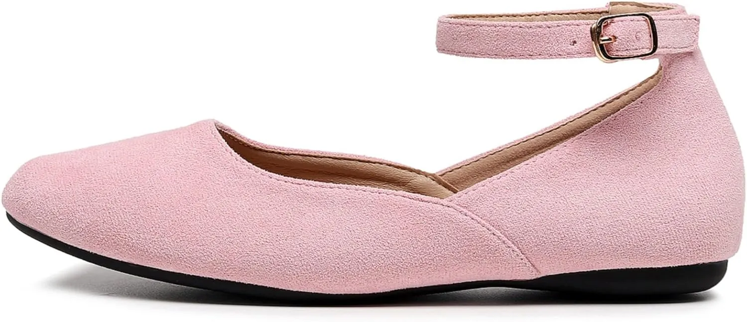 VenusCelia Women's Serenity Strap Flats Shoe