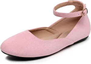 VenusCelia Women's Serenity Strap Flats Shoe