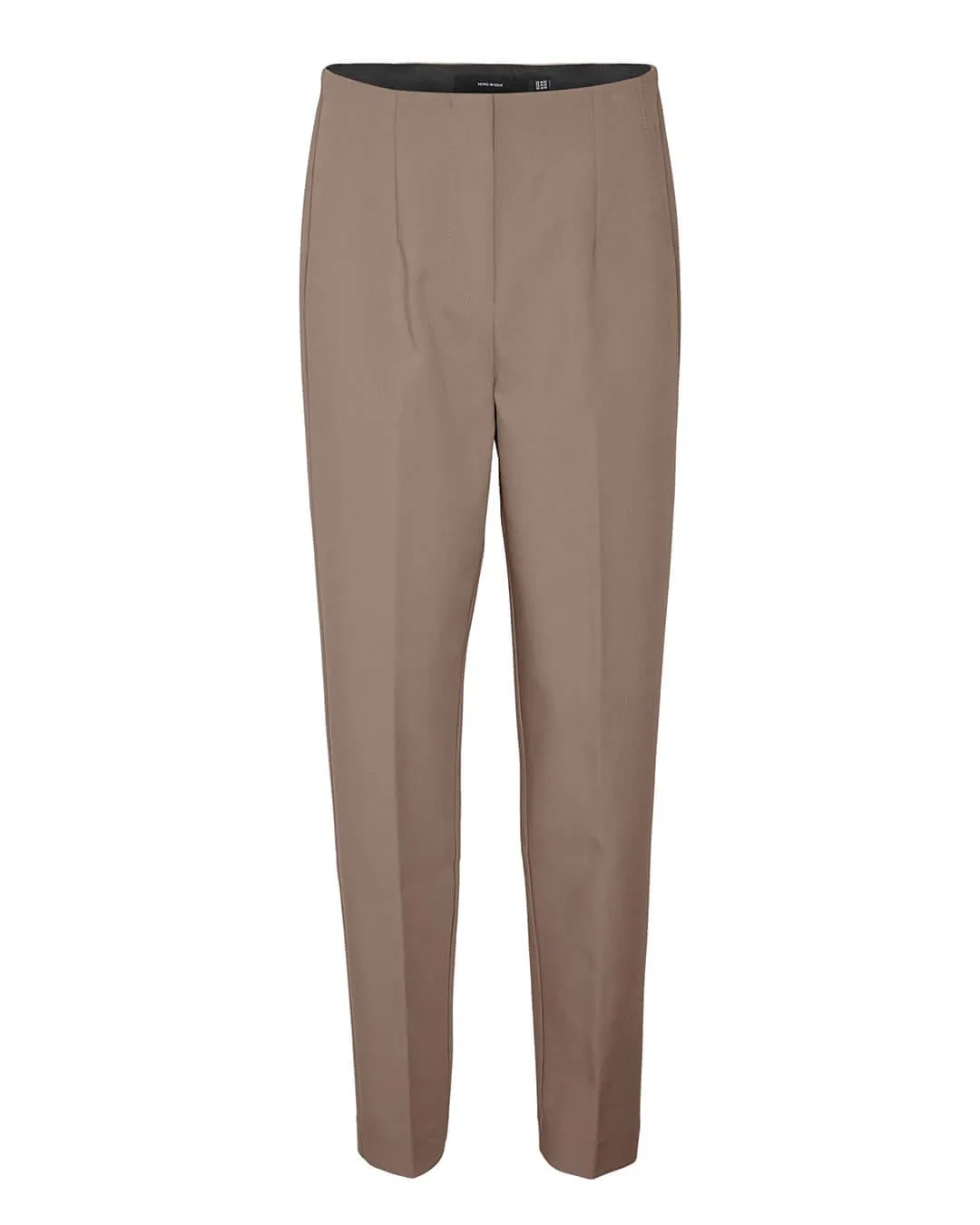 Vero Moda Brown Tapered High Waist Trousers