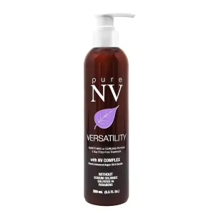Versatility 1 Day Frizz Free Treatment Smoothing & Curling Lotion, Made From Natural Vitamins & Minerals, Keratin, Collagen & Argan Oil Infused To Repair, Restore & Strengthen 8.5 Oz