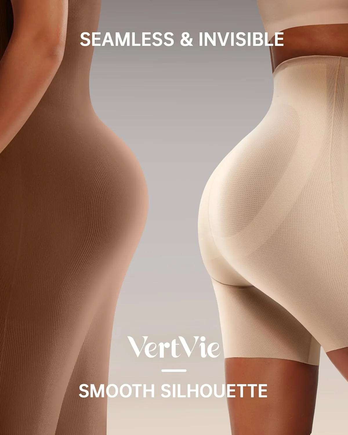 Vertvie Tummy Control Shapewear Shorts for Women Butt Lifting Body Shaper Shorts High Waisted Seamless Girdles Under Dress