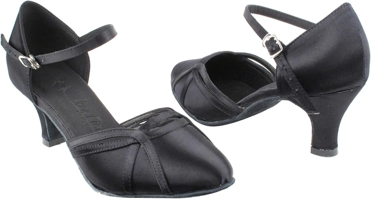 Very Fine Salsa Ballroom Tango Latin Dance Shoes SERA 3540 Bundle with Dance Shoe Wire Brush 2.5" Heel