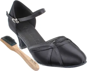Very Fine Salsa Ballroom Tango Latin Dance Shoes SERA 3540 Bundle with Dance Shoe Wire Brush 2.5" Heel