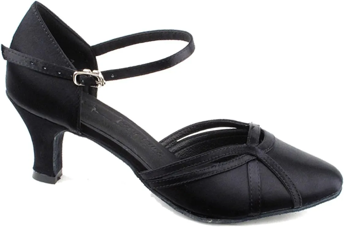 Very Fine Salsa Ballroom Tango Latin Dance Shoes SERA 3540 Bundle with Dance Shoe Wire Brush 2.5" Heel