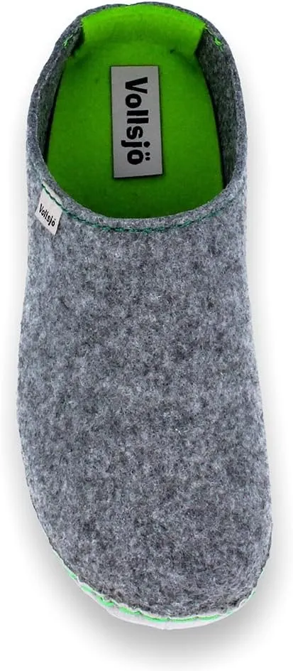 Vollsjo Women's Felt House Slippers Vegan Handmade in EU Low