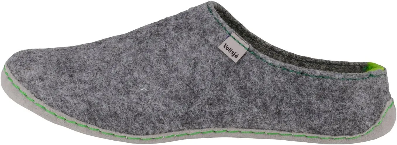 Vollsjo Women's Felt House Slippers Vegan Handmade in EU Low