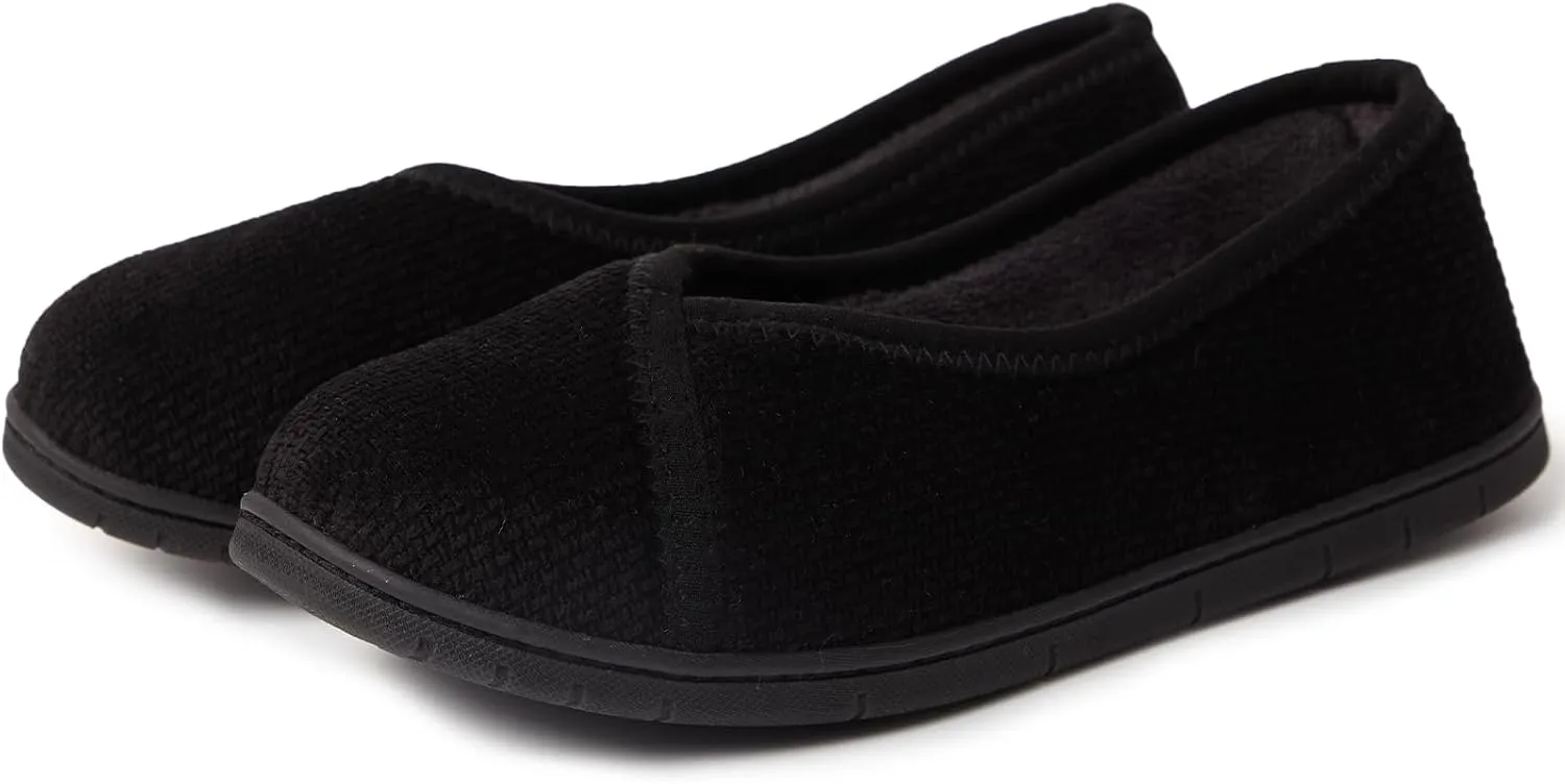 WALKFUN Women's Lightweight Portable House Shoes Slip on Memory Foam Indoor Slippers