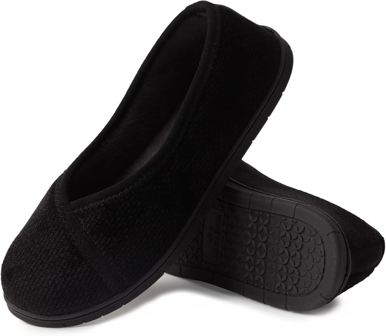 WALKFUN Women's Lightweight Portable House Shoes Slip on Memory Foam Indoor Slippers