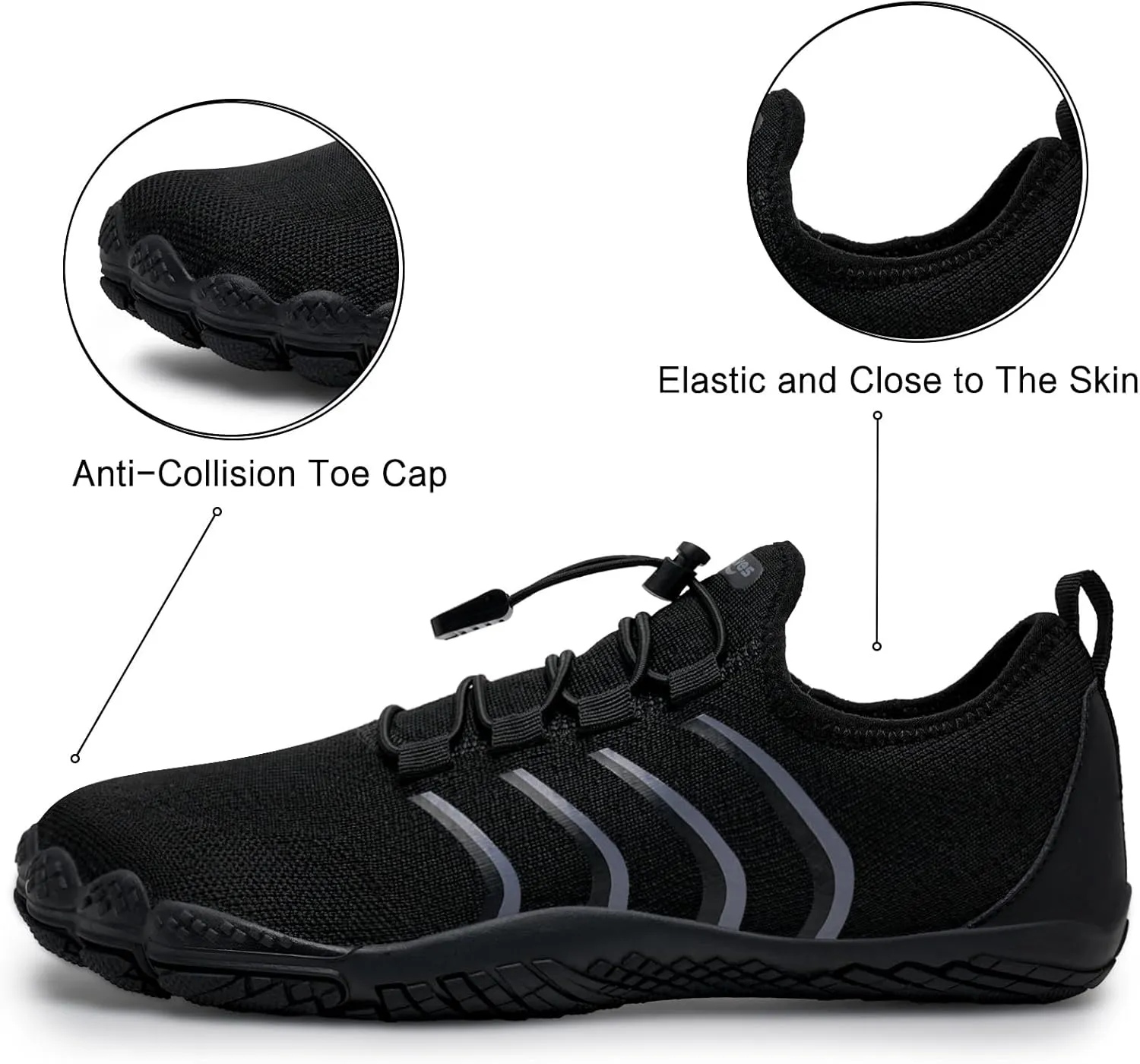 WateLves Barefoot Water Shoes for Women Men Quick Dry Aqua Swim Shoes for Outdoor Fishing Beach Pool Boat Surfing Walking
