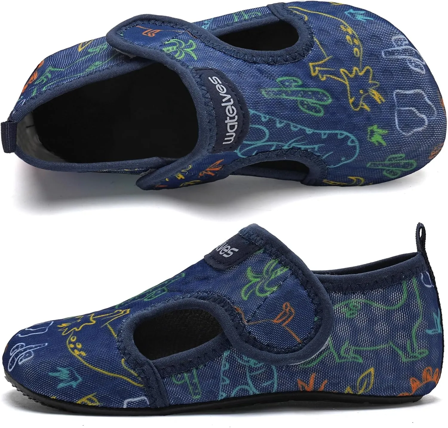 WateLves Kids Water Shoes Toddler Barefoot Swim Beach Shoes Girls Boys Breathable Quick Dry Aqua Socks