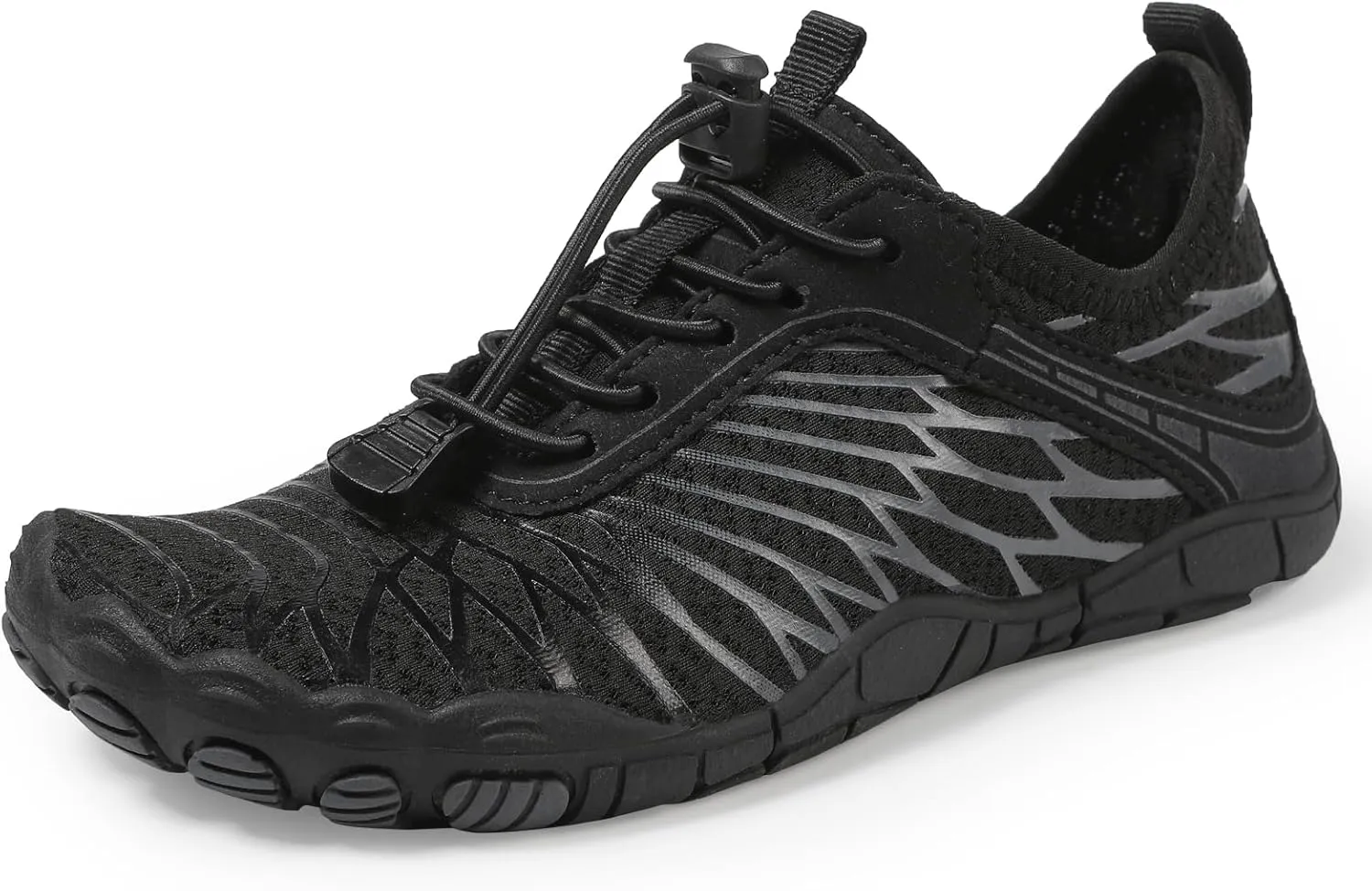 Water Shoes for Kids Boys Girls Aqua Barefoot Shoes with Wide Toe Box, Quick Dry & Non-Slip Breathable Walking Sneakers for Beach Pool Swim Sports Hiking