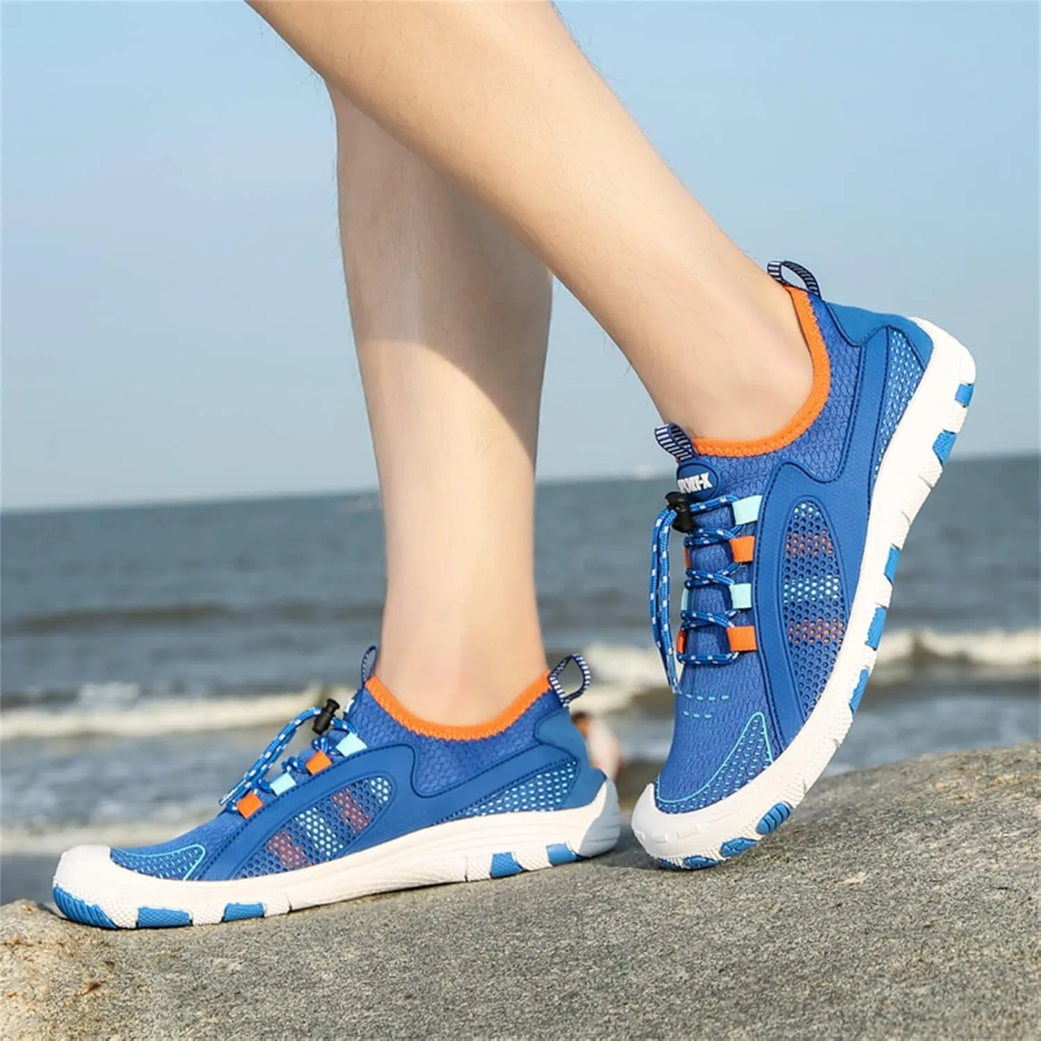 Water Shoes Men Wide Toe Barefoot Aqua Socks Quick Dry Barefoot Water Shoes Men Water Shoes Wide Width Women Beach Sports Quick Dry Barefoot for Pool Hiking Training Outdoor Water Sports