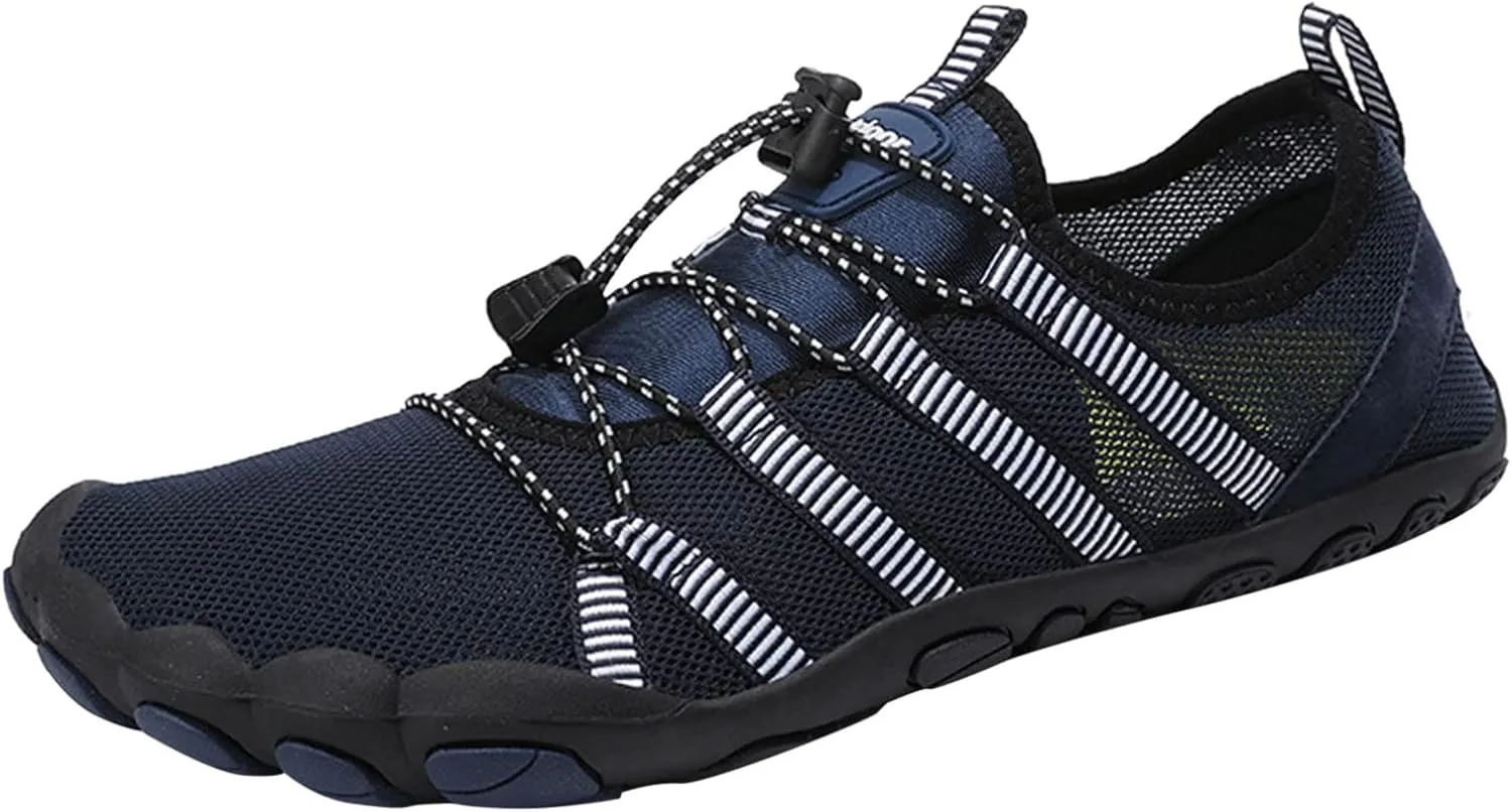 Water Shoes Men Wide Width Breathable Barefoot Shoes Water Hiking Shoes for Men Water Shoes for Women Wide Width Quick Drying Sports Aqua Shoes for Pool Beach Surf Walking Water Park