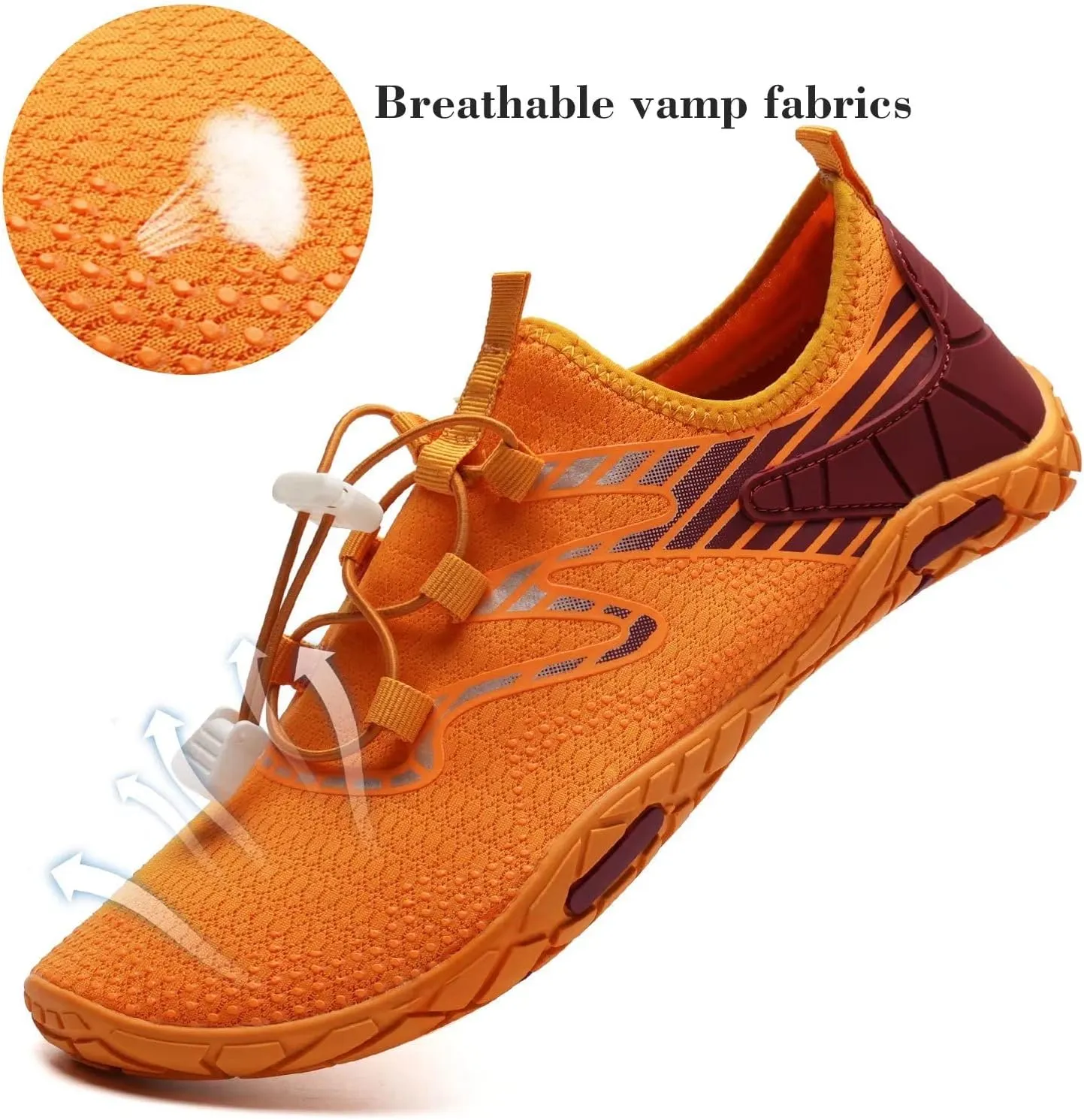 Water Shoes Mens Womens Beach Swim Shoes Quick-Dry Aqua Socks Pool Shoes for Surf Yoga Water Aerobics