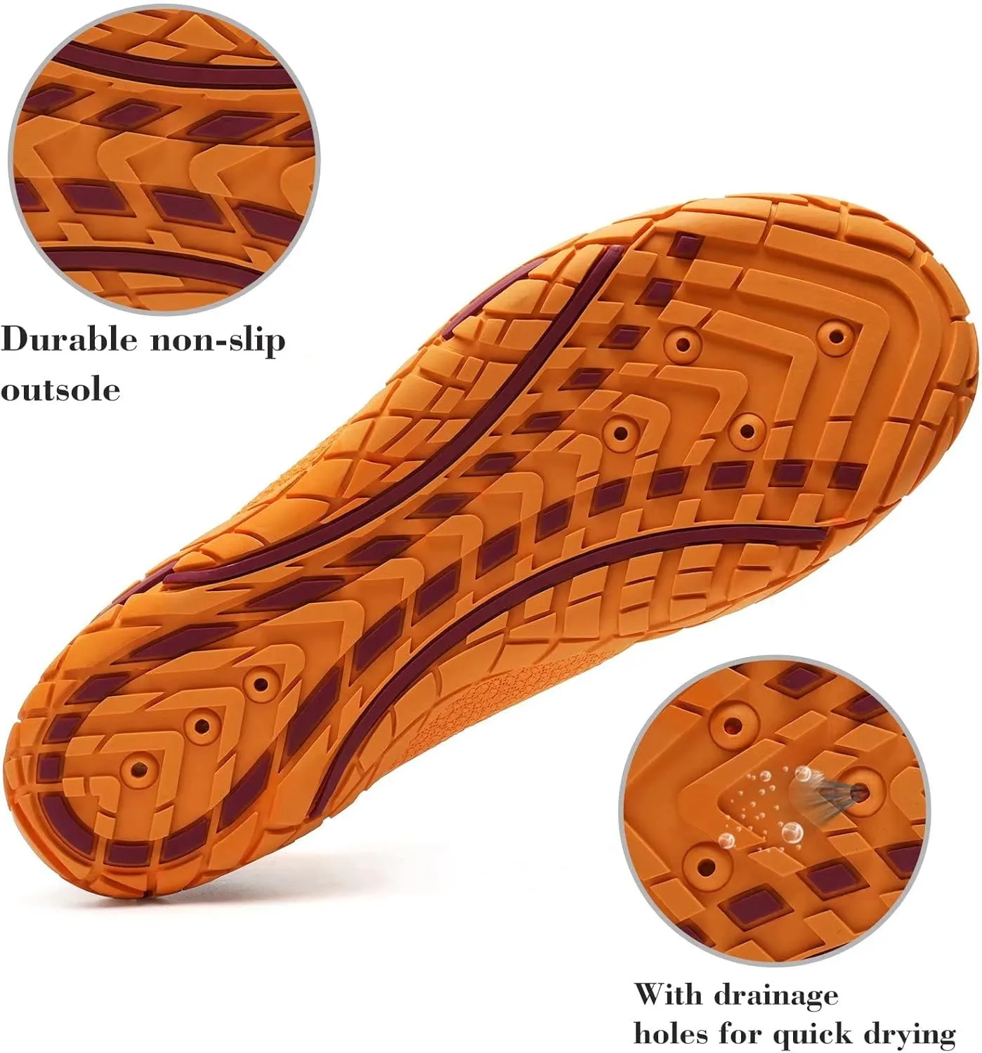 Water Shoes Mens Womens Beach Swim Shoes Quick-Dry Aqua Socks Pool Shoes for Surf Yoga Water Aerobics