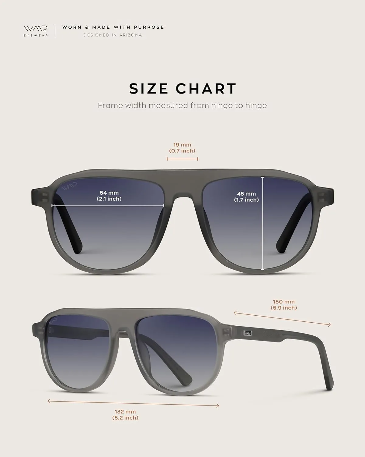 WearMe Pro Bold Retro Polarized Aviator Sunglasses | Geometric Flat Top Frame Design, Gradient Lenses