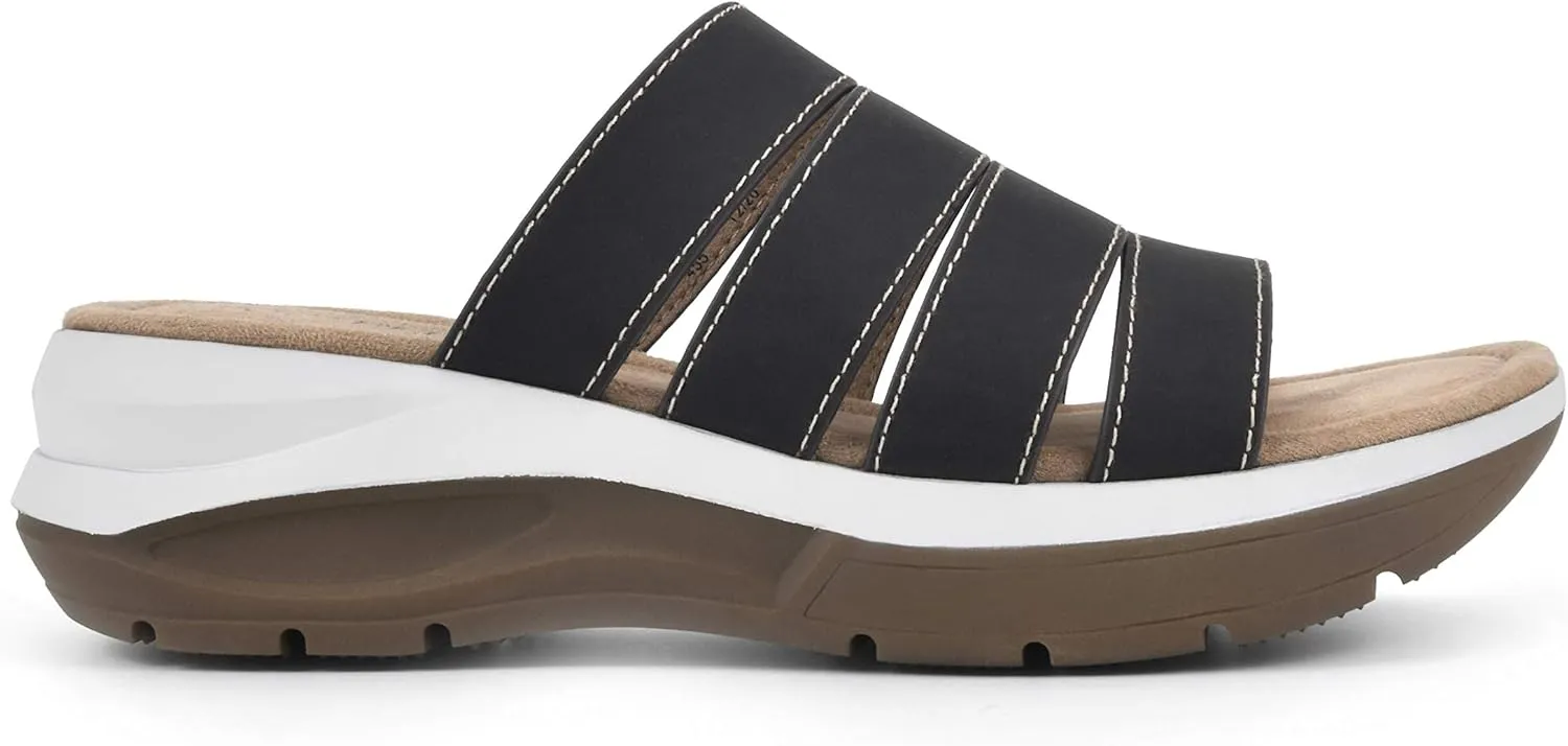 WHITE MOUNTAIN Women's Horizon Flat Sandal