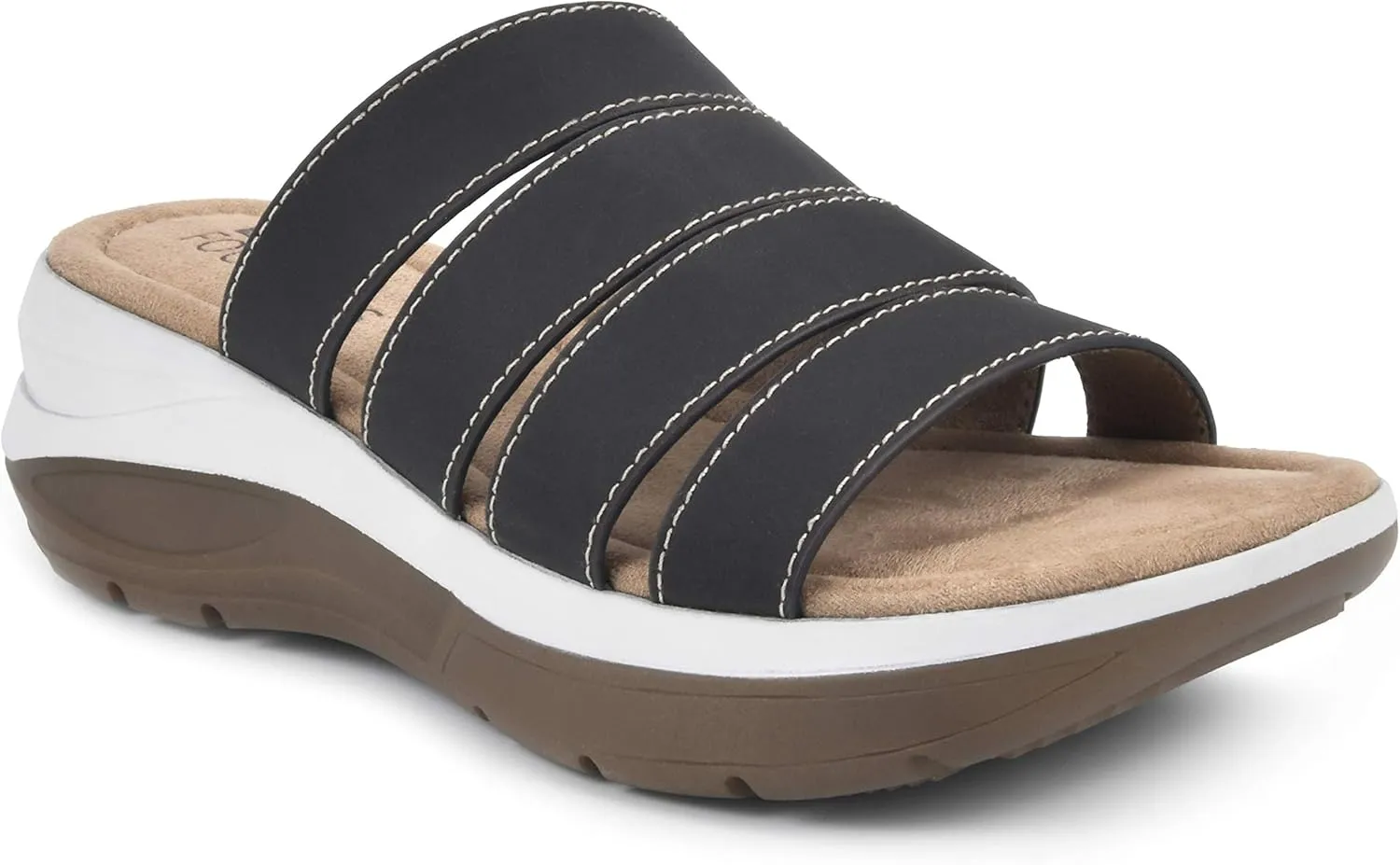 WHITE MOUNTAIN Women's Horizon Flat Sandal