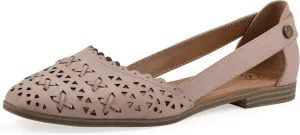 WHITE MOUNTAIN Women's Nobler Open Ballet Flat
