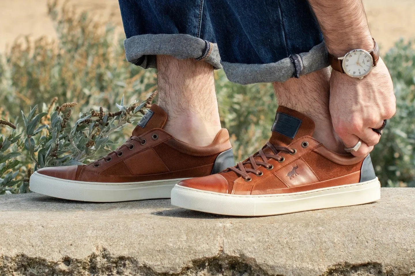 Wild Rhino Slater Leather Sneaker - Men's