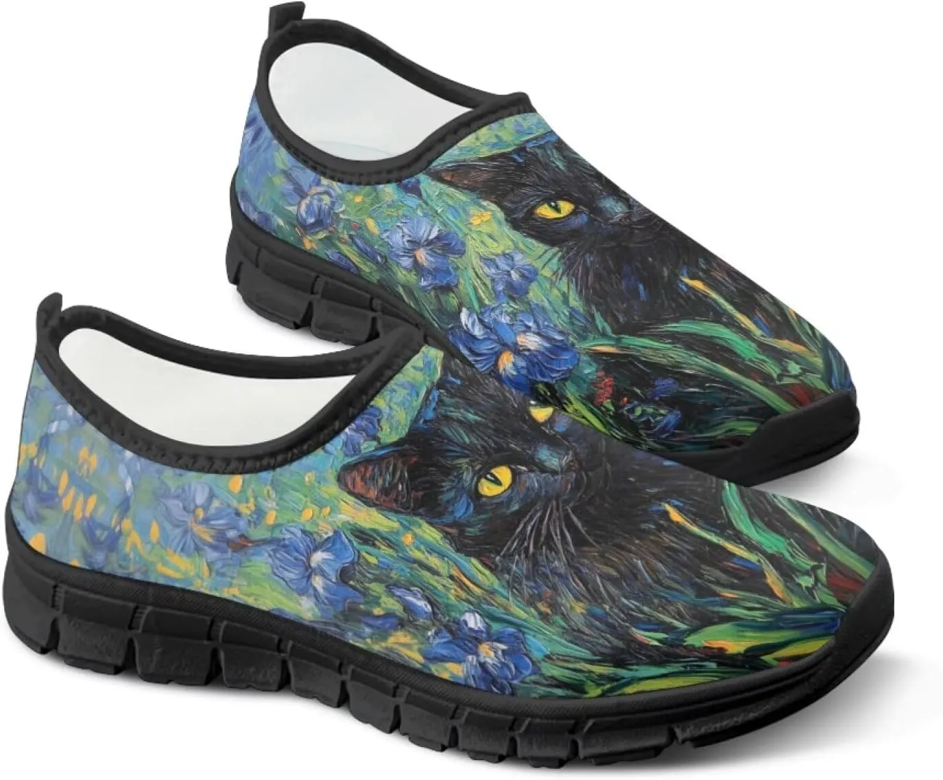 Women Slip On Shoes Sneakers Artistic Women's Shoes Casual Slip Ons