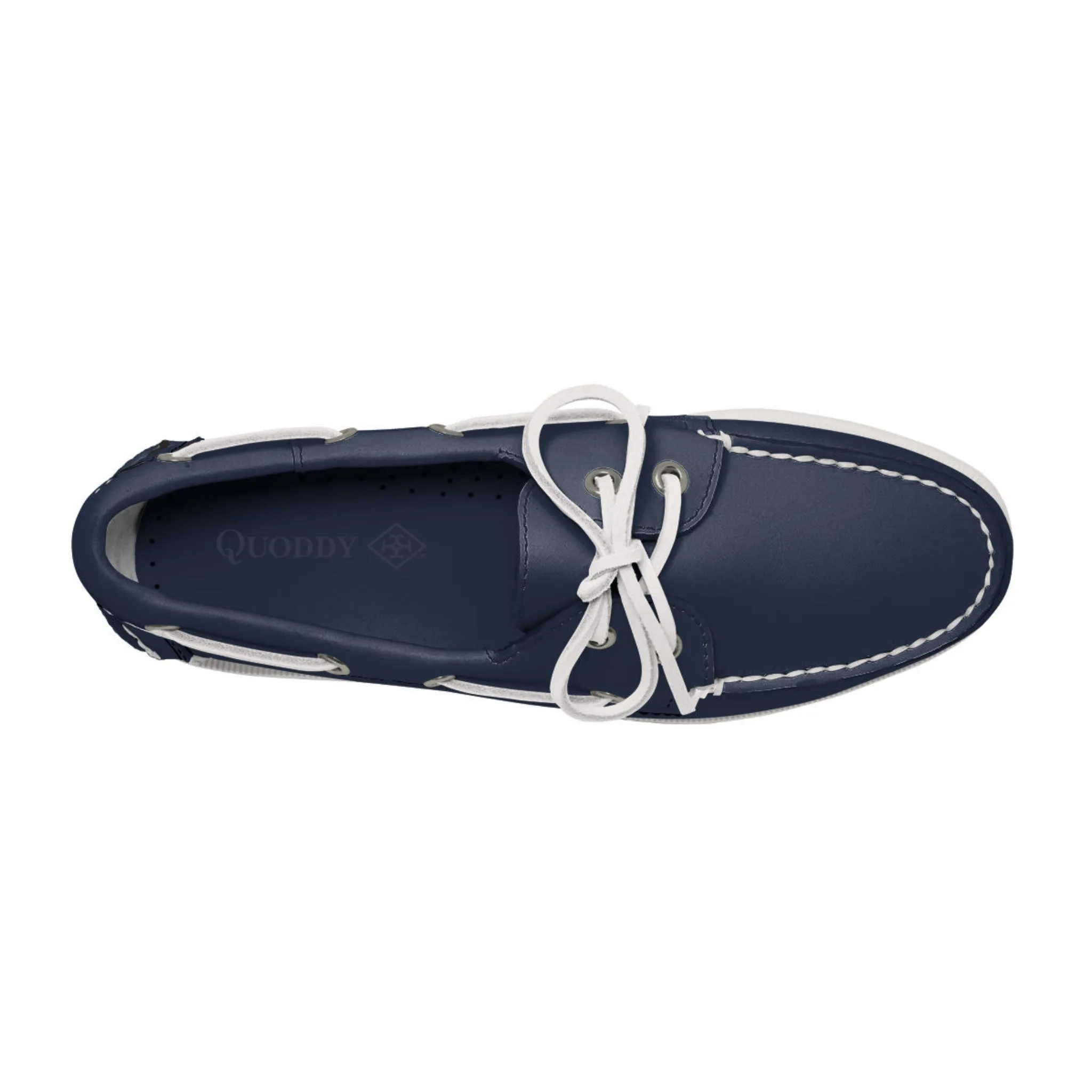 Women's 2 Eyelet LE Boat Shoe: Navy