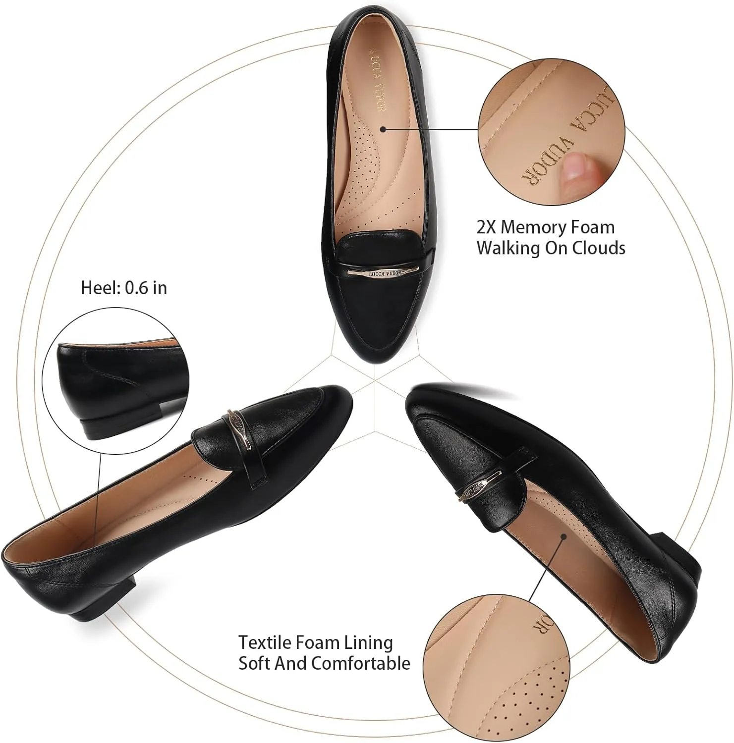 Women's Classic Ballet Flats Casual Comfort Slip On Flats Shoes，Comfortable Slip On，Ballet Shoes，Slip On Casual，Flat Shoes，for Walking,Home, Daily， Driving, Dressy for Women's