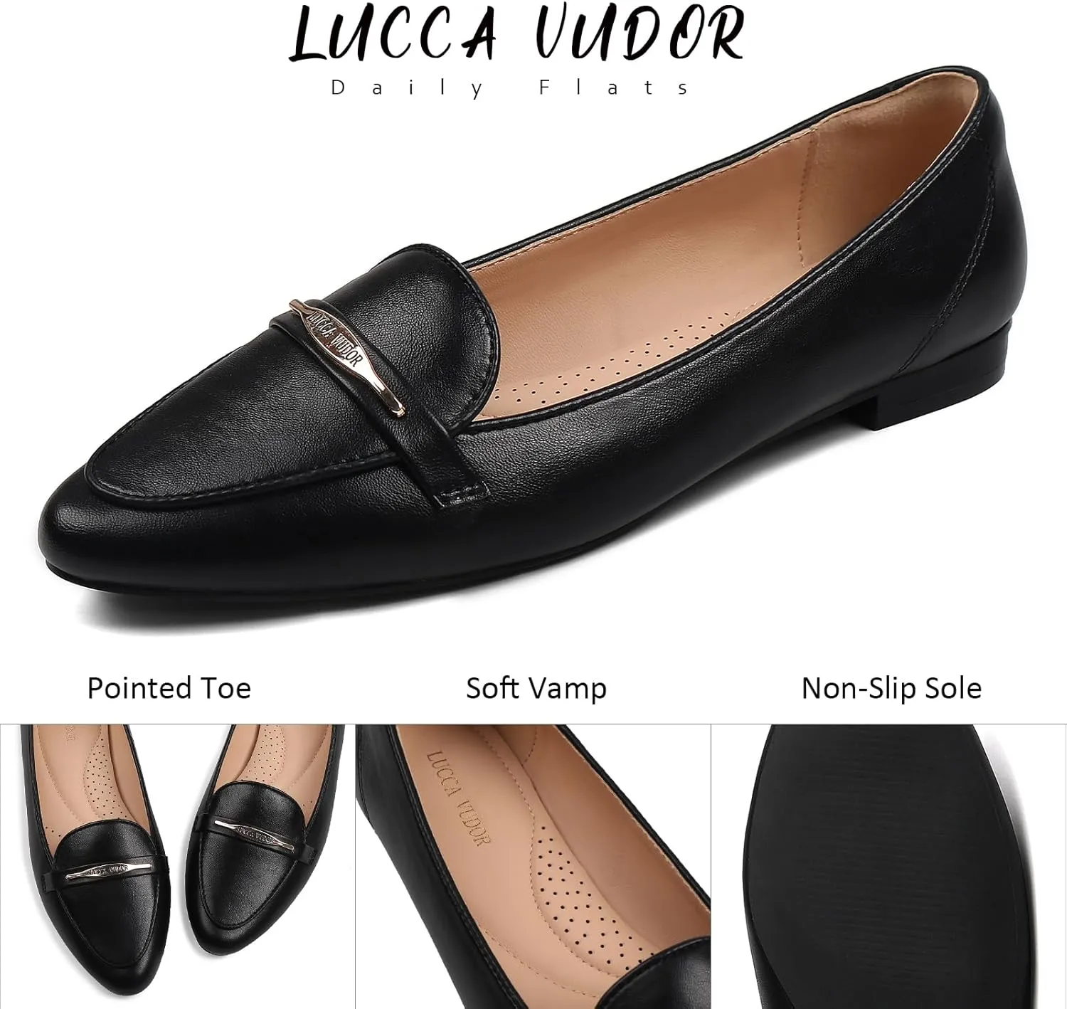 Women's Classic Ballet Flats Casual Comfort Slip On Flats Shoes，Comfortable Slip On，Ballet Shoes，Slip On Casual，Flat Shoes，for Walking,Home, Daily， Driving, Dressy for Women's