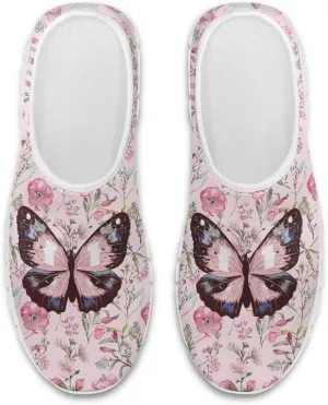 Women's Fashion Sneakers Slip On Walking Loafers Travel Shoes（White Sole）