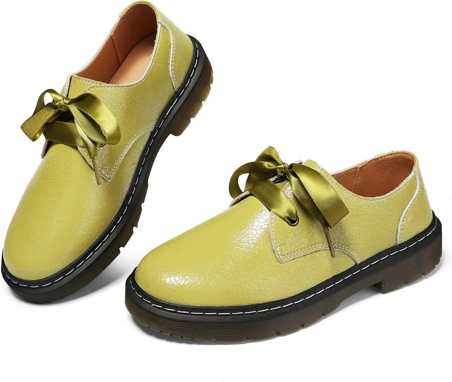 Women's Lace-up Loafers Slip-on Comfortable & Light-Weight Office Dress Shoes