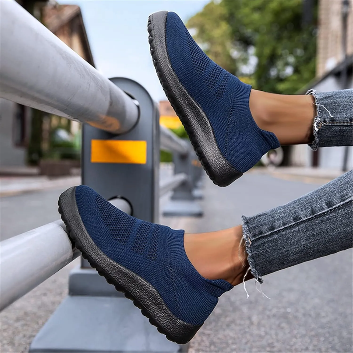Womens Ladies Walking Running Shoes Slip On Lightweight Mens Tennis Shoes Wide Men's Casual Dress Shoes Women Shoes Sneakers Black Tennis Shoe Loafers Dress Shoe