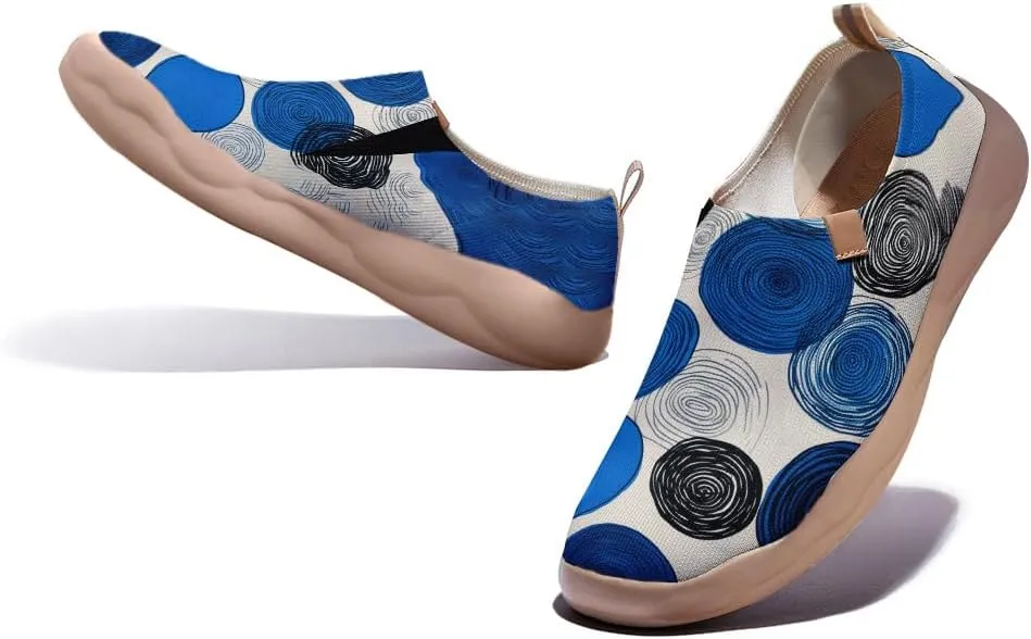 Women's Light Sneakers in Fairy Tale Series Slip-on Travel Shoes for Comfortable Walking and Casual Style