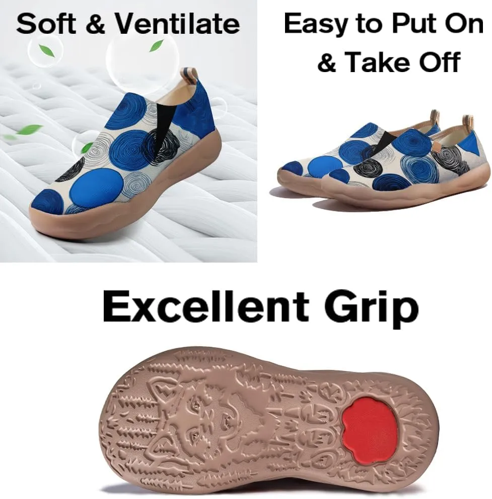 Women's Light Sneakers in Fairy Tale Series Slip-on Travel Shoes for Comfortable Walking and Casual Style