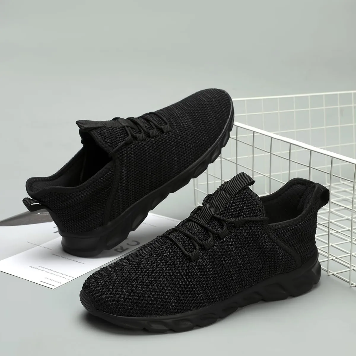 Womens Running Shoes Walking Tennis Sneakers Casual Slip on Breathable Lightweight Comfortable Fashion Athletic Sports Gym Trainers