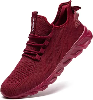 Womens Slip On Sneakers Tennis Shoes Running Sport Workout Walking Fashion Casual