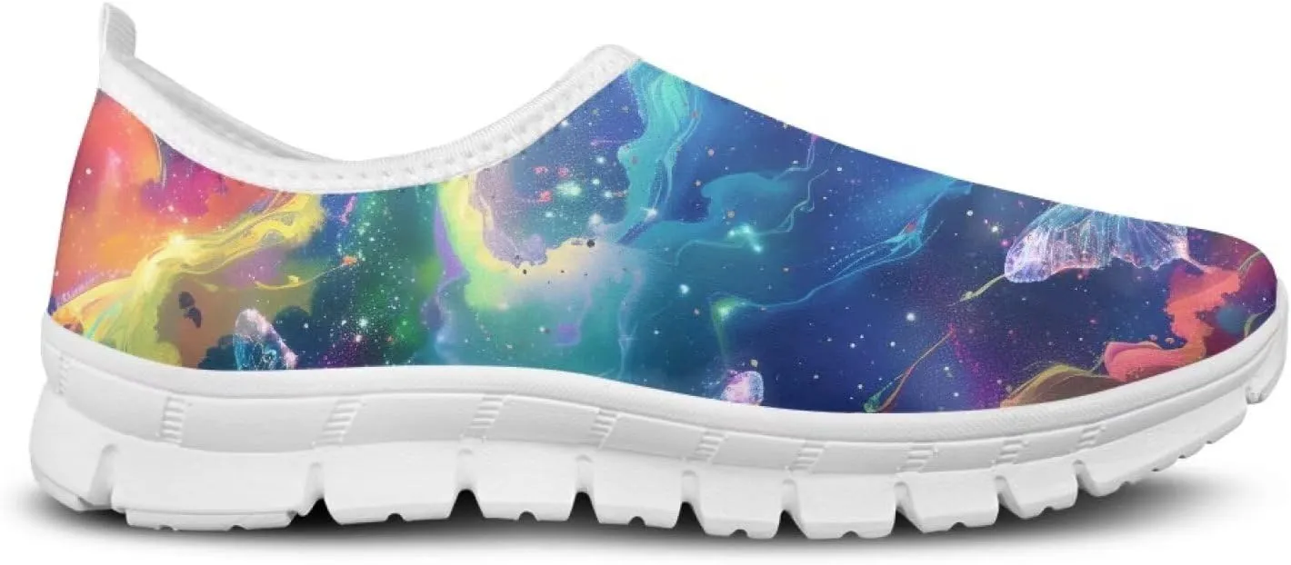 Womens Slip On Sneakers Trendy Casual Shoes for Women Non Slip Work Shoes