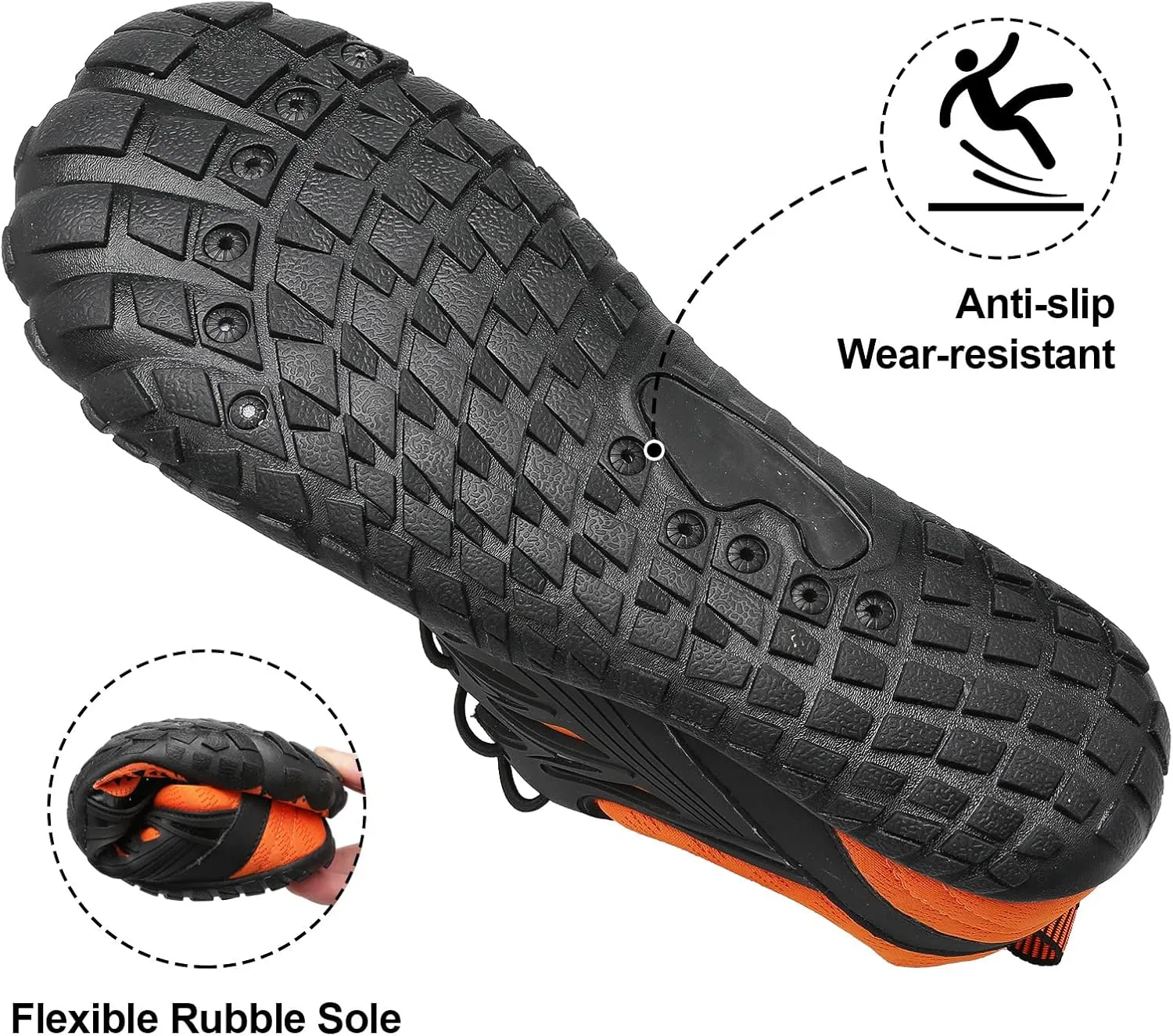 XIHALOOK Athletic Hiking Water Shoes Womens Mens Quick Dry Barefoot for Beach Walking Kayaking Surfing Training
