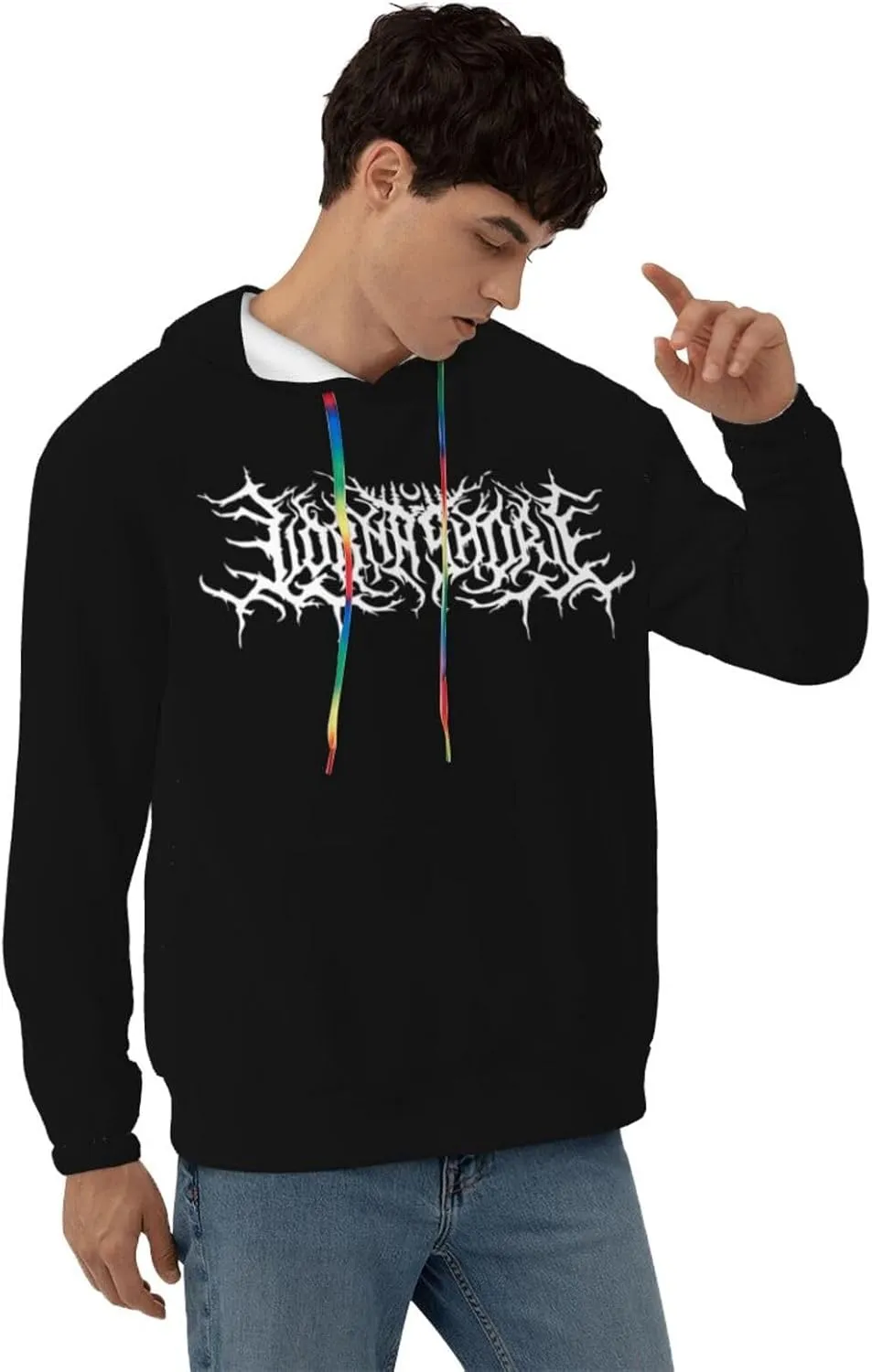 YESKIT Lorna Music And Shore Men's Hoodie Unisex Casual Graphic Pullover Sport Hooded Sweatshirt