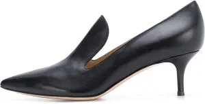 YODEKS Womens Kitten Heel Pumps Point Toe Mid Heels Slip On 6.5cm Stiletto Heels Pumps Dress Party Office Shoes